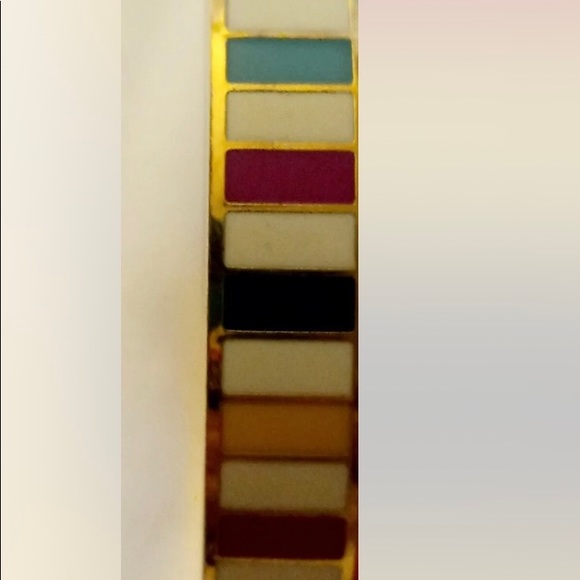 kate spade Jewelry - Kate Spade Bangle Bracelet Goldtone/Enamel